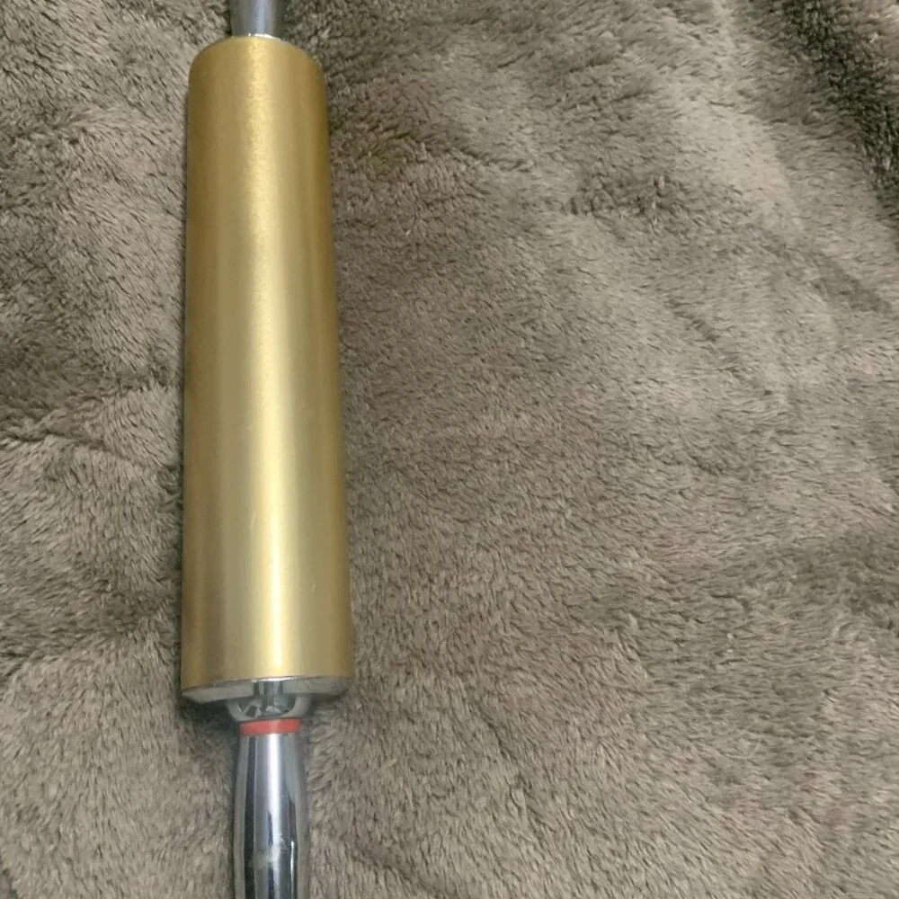 Rolling Pin Kitchen Metal Gold Colored Stainless Steel